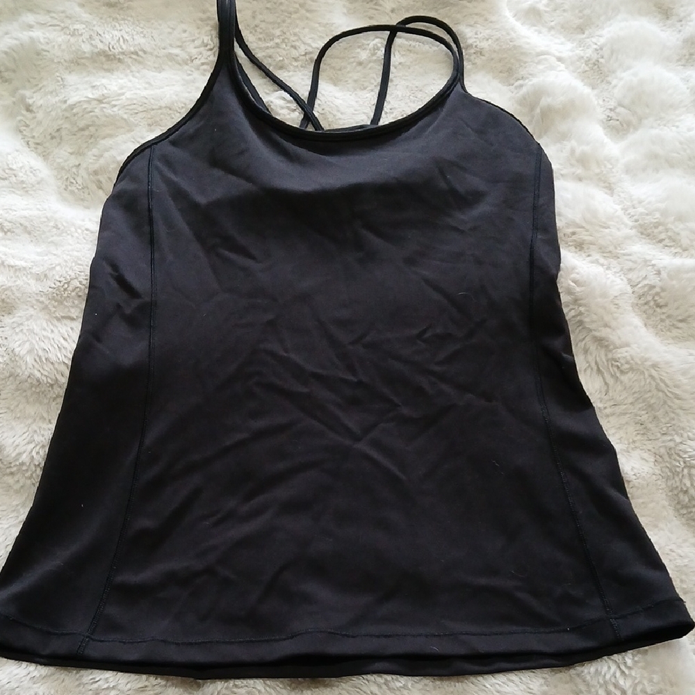 Lululemon Athletica Black Strappy Tank Top